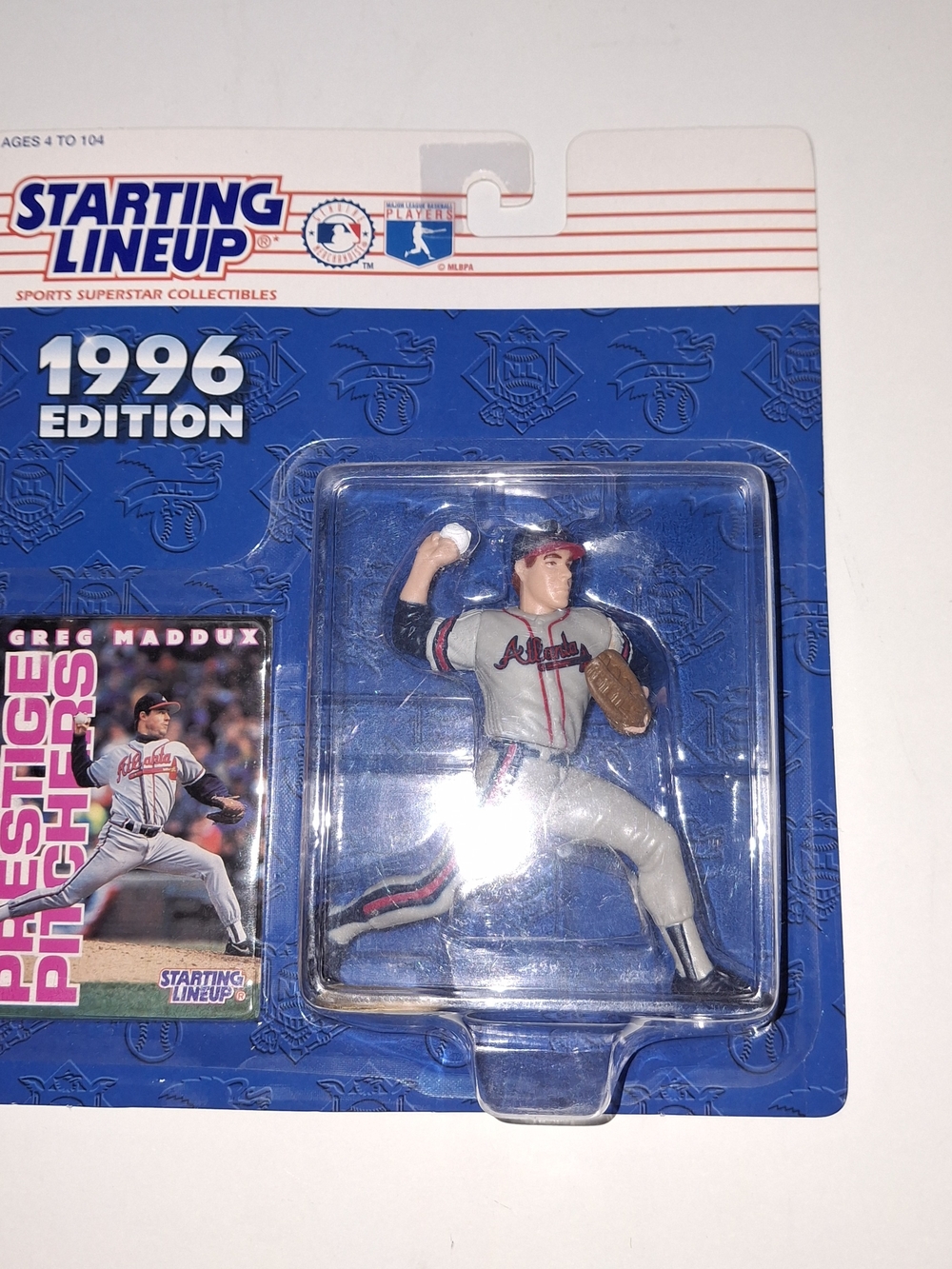 Starting Lineup 1996 Baseball Pitcher Figure - White/Red/Navy
